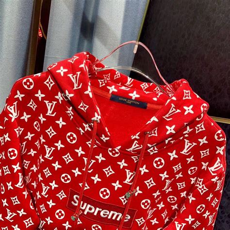 best supreme x lv replica|supreme x louis vuitton hoodie.